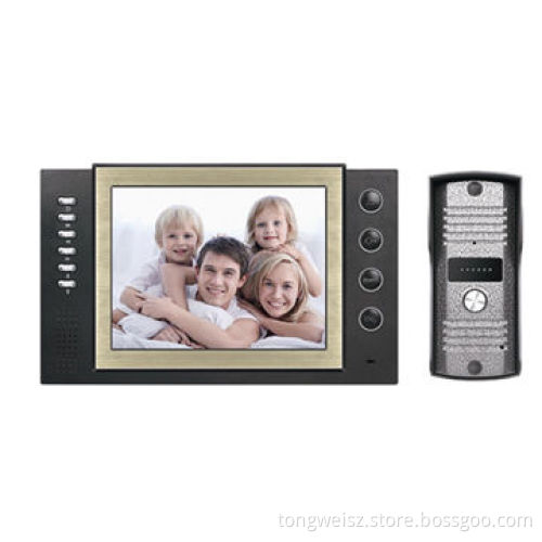 Smart home security system doorbells with waterproof and night-vision outdoor camera